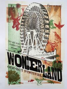 Wonderland One-Act Play Festival Flyer