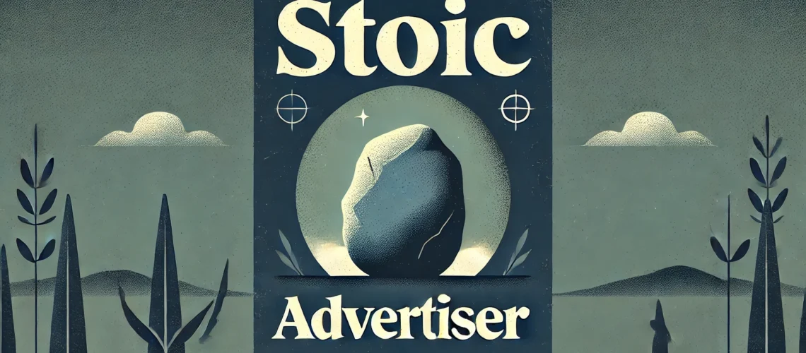 how to be a stoic advertiser